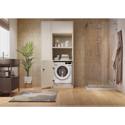 Lave linge séchant hublot CANDY BC4S485M4D8-S