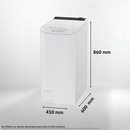 Lave linge top HAIER THASN2856TM4-S