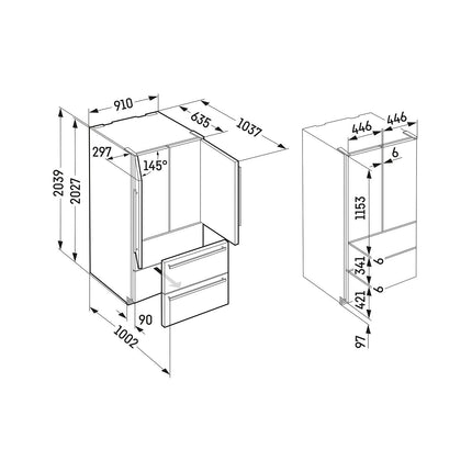 Réfrigérateur multi portes LIEBHERR CBNste8872