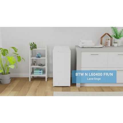 Lave linge top INDESIT BTWNL60400FR/N