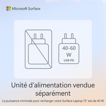 Ordinateur portable MICROSOFT Surface Laptop13' XPlus/16/512 Platine Copilot+PC