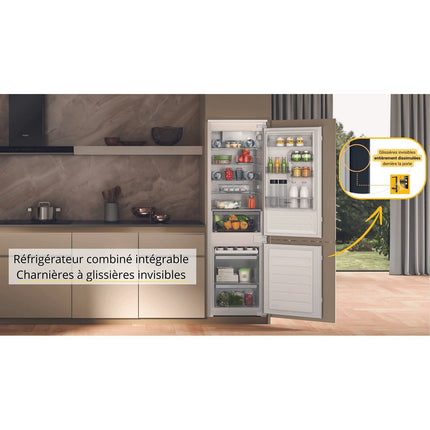 Réfrigérateur combiné encastrable WHIRLPOOL WHC20D021B2 6ème Sens 193cm