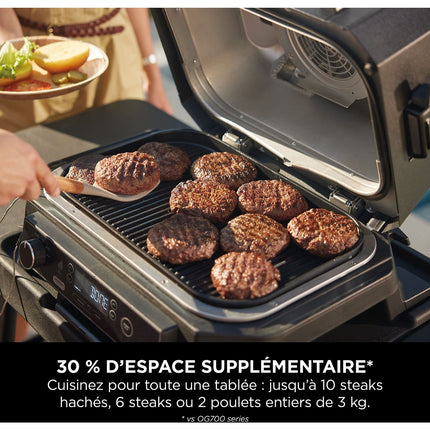 Barbecue électrique NINJA Woodfire OG850EU Pro XL 50x40 cm