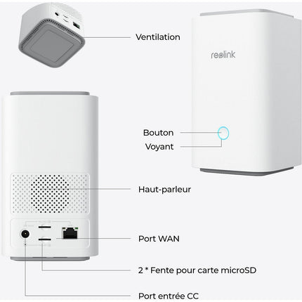 Hub REOLINK Hub 1 Blanc