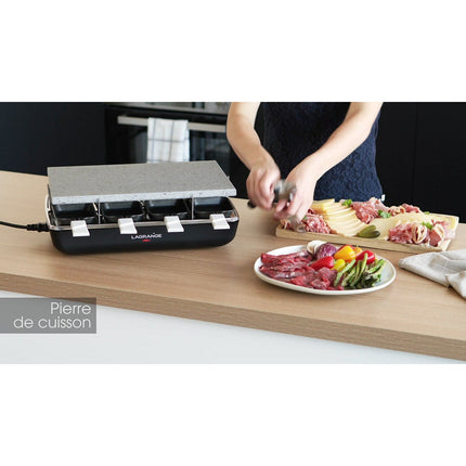 Raclette LAGRANGE element bleu abysse pierre de cuisson