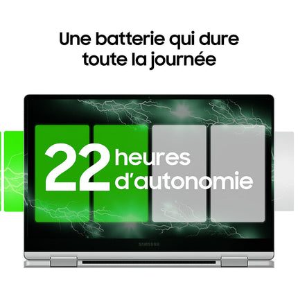 PC Hybride SAMSUNG Galaxy Book3 360 15.6'' Silver EVO