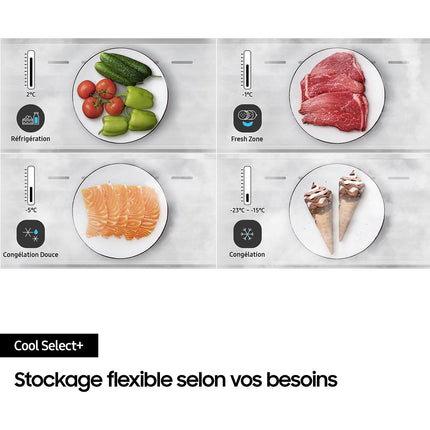 Réfrigérateur combiné SAMSUNG RL38C776ASR