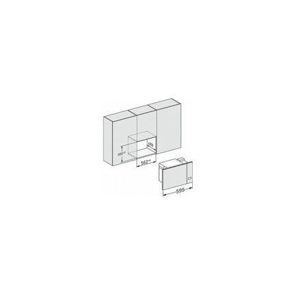 Micro ondes encastrable MIELE M 2234 SC NR