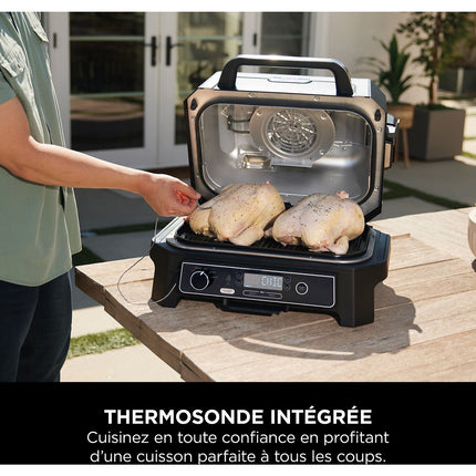 Barbecue électrique NINJA Woodfire OG850EU Pro XL 50x40 cm