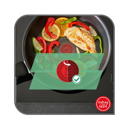 Batterie de cuisine TEFAL Ingenio Easy Cook N Clean Black 4 pcs L1539002