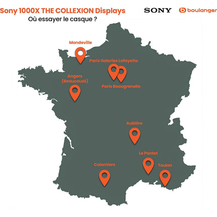 Casque SONY WH-1000X THE COLLEXION Noir