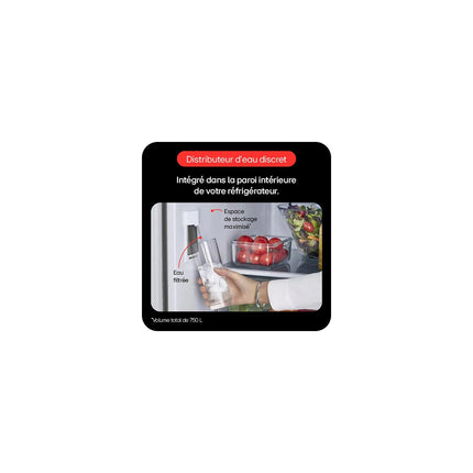 Réfrigérateur multi portes LG GMZ765SBHJ INSTAVIEW