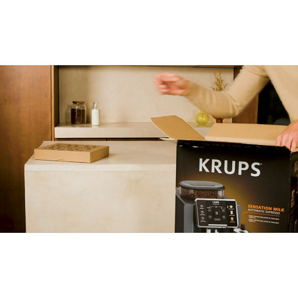 Expresso Broyeur KRUPS EA910E10 sensation silver