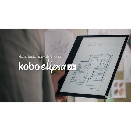 Liseuse eBook KOBO Pack Elipsa 2E + Stylus 2
