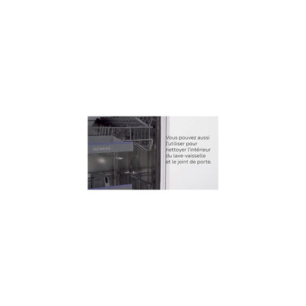 Lave vaisselle 60 cm SIEMENS SN23EC22AE, varioSpeed Plus, Acier brossé noir