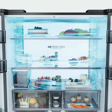 Réfrigérateur multi portes HAIER HCR79F18CHMB