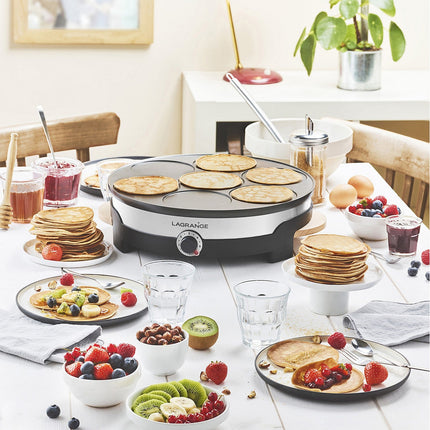 Crêpière LAGRANGE Tradi duo Grande et mini crêpes 10901