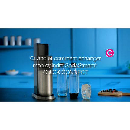 Machine à soda SODASTREAM DUO Noire Pack 2 carafes + 2 bouteilles