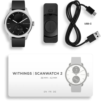 Montre santé WITHINGS Scanwatch 2 - 42mm Noire