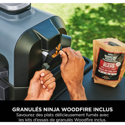 Barbecue électrique NINJA OG901EU Woodfire pro connect à poser, 44.5x26.5 cm