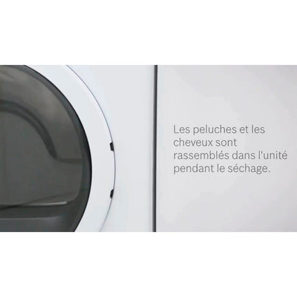 Sèche linge pompe à chaleur BOSCH WTH8300DFR, Série 4, Express 40 min