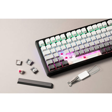 Clavier gamer sans fil THE G-LAB Keyz Elite 300 RGB Triple Mode Gris