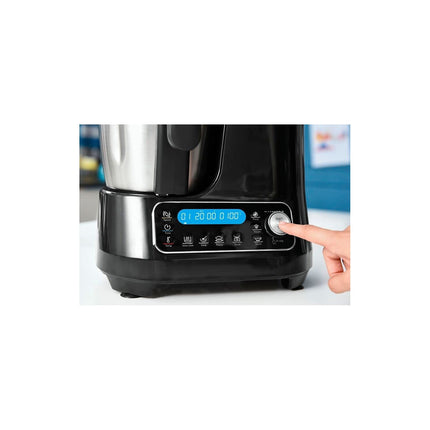 Robot cuiseur MOULINEX Clickchef noir HF456810 + cuiseur vapeur
