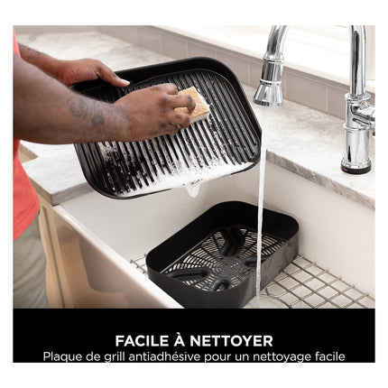 Barbecue électrique NINJA Woodfire OG701EU à poser, 33x28 cm