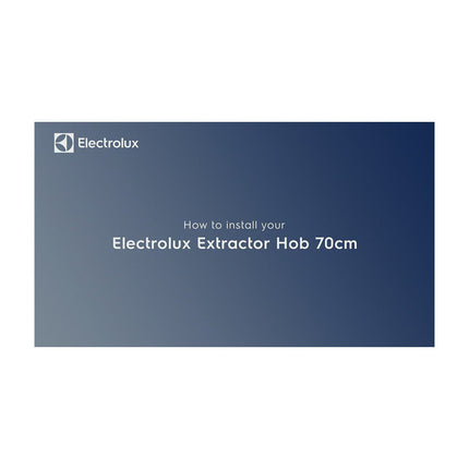 Plaque induction aspirante ELECTROLUX KCC73443 - Hotte intégrée et Zone Bridge