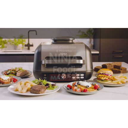 Grille-viande NINJA Foodi MAX PRO AG651EU noir gris à poser, 33x20 cm