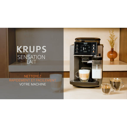 Expresso Broyeur KRUPS EA910E10 sensation silver