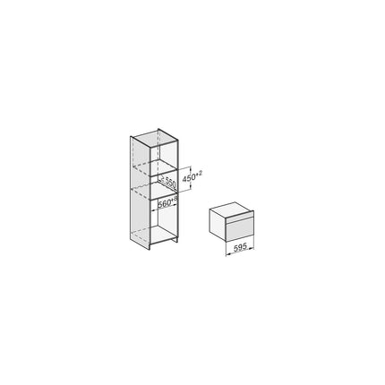 Micro ondes combiné encastrable MIELE H 7145 BM