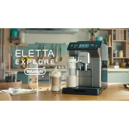 Expresso Broyeur DELONGHI ECAM450.65.G Eletta Explore Grise