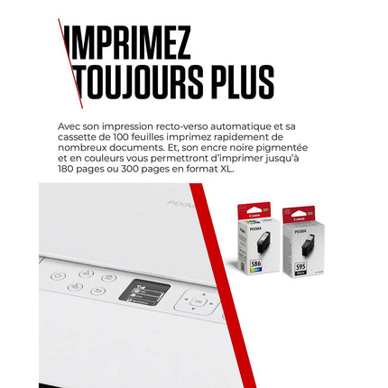 Imprimante jet d'encre CANON PIXMA TS6550i WH