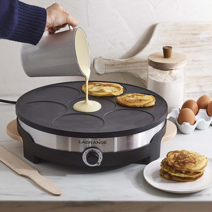 Crêpière LAGRANGE Tradi duo Grande et mini crêpes 10901