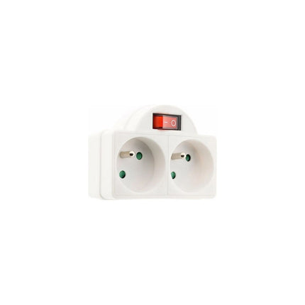 Multiprise KOMELEC Multiprise 2 prises avec interrupteur