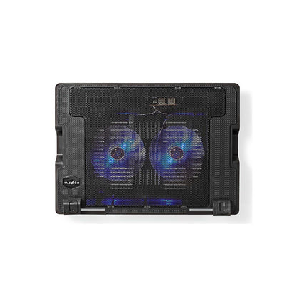 Support ordinateur portable NEDIS PC 18" 2 Ventilateurs LED Puissant