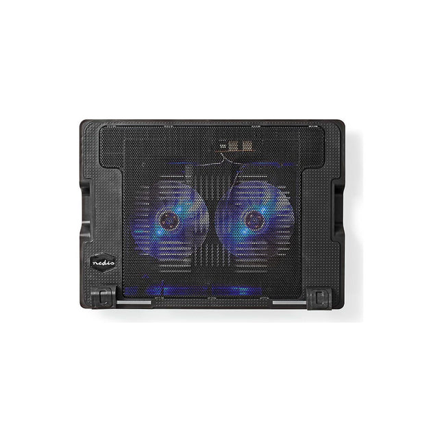 Support ordinateur portable NEDIS PC 18" 2 Ventilateurs LED Puissant