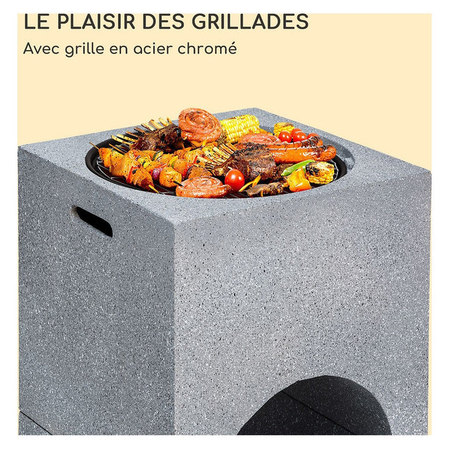 Brasero BLUMFELDT Monolith - Gris foncé