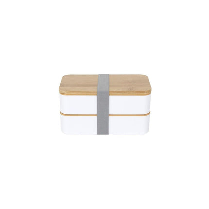 Lunch box COOK CONCEPT 2 niveaux avec bande élastique M12