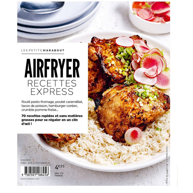 Livre de cuisine MARABOUT Airfryer - Recettes Express