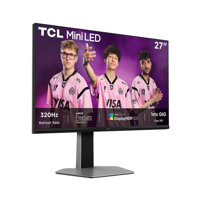 Ecran PC Gamer TCL Mini LED TCL 27P2A PRO-A 27" Gentle Mates QHD 320 Hz HFS HDR600 Freesync Premium & G-Sync