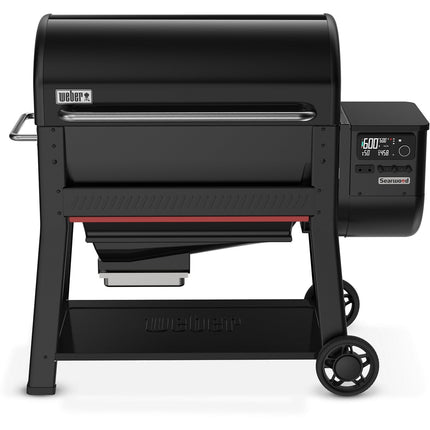 Barbecue pellet WEBER Searwood XL 600, sur chariot, de 80 à 315°, surface de cuisson 91 x 45 cm, thermostat digital
