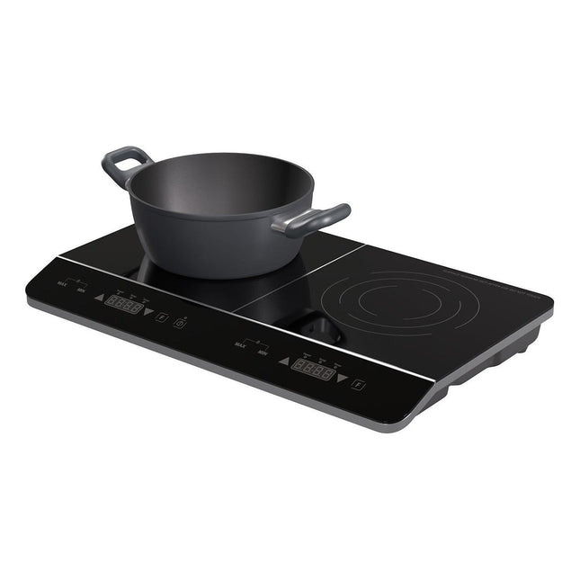 Domino induction KLARSTEIN Cookio 3500W Minuterie 56 cm