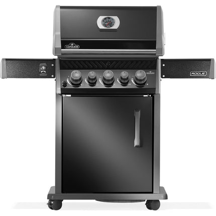 Barbecue gaz NAPOLEON Rogue RB425RSBPK-2-FR-R noir 5 bruleurs sur chariot, 60x45 cm