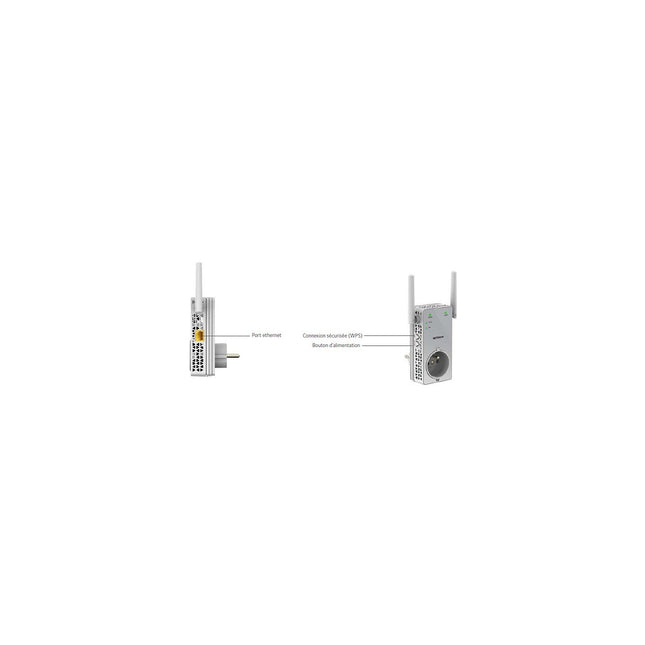 Répéteur Wifi NETGEAR EX3800 WIFI AC750 Dual Band avec prise