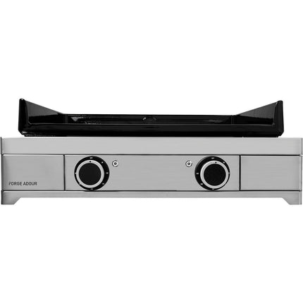 Plancha électrique FORGE ADOUR Modern E60 I Inox 2 brûleurs à poser, 60x42 cm