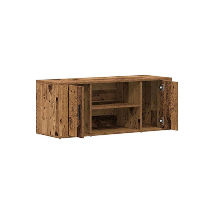 Meuble TV HELLOSHOP26 Meuble TV rectangle moderne avec étagère