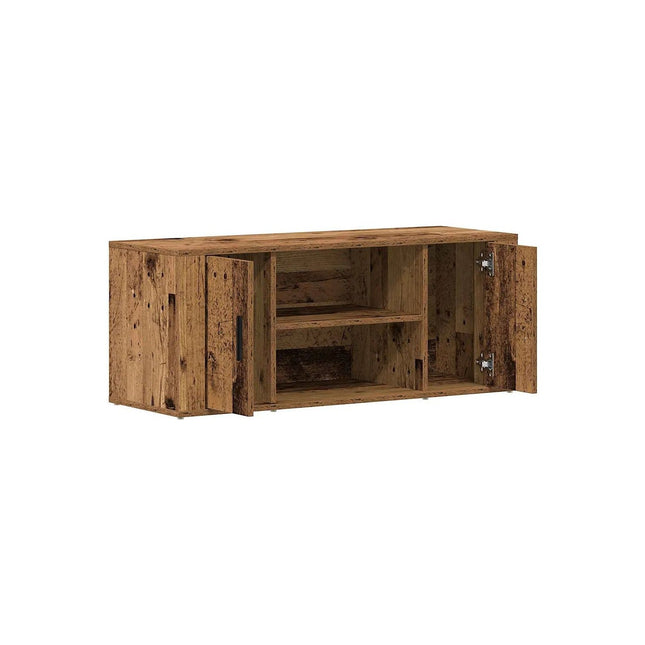 Meuble TV HELLOSHOP26 Meuble TV rectangle moderne avec étagère