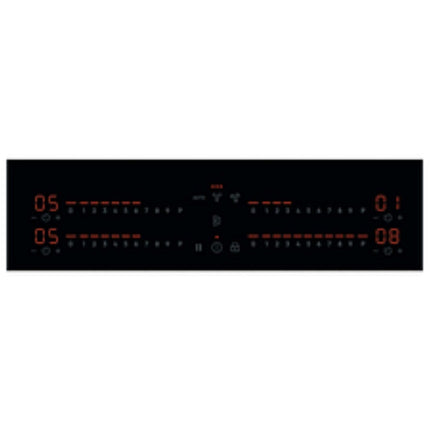 Plaque induction aspirante ELECTROLUX KCC73443 - Hotte intégrée et Zone Bridge